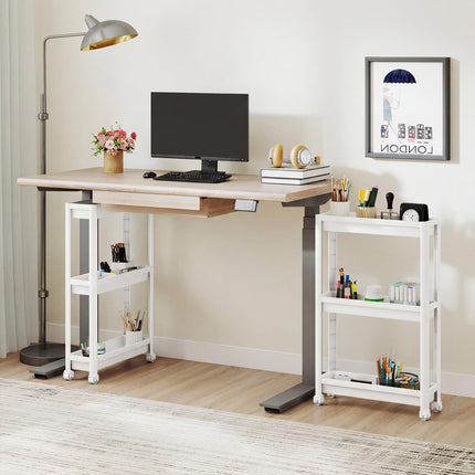 Dreamade 2-Pack 3-Tier Slim Rolling Storage Cart