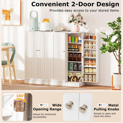 Dreamade 41" Kitchen Pantry Cabinet