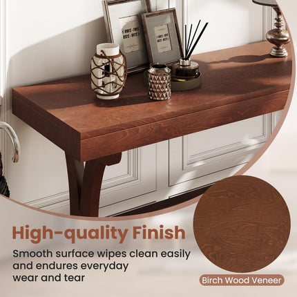 Dreamade 52" Narrow Console Table with Storage Shelf & Anti-Tip Kit for Entryway Living Room