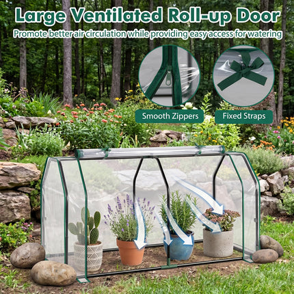 Dreamade 47''x21.5''x24'' Mini Portable Greenhouse