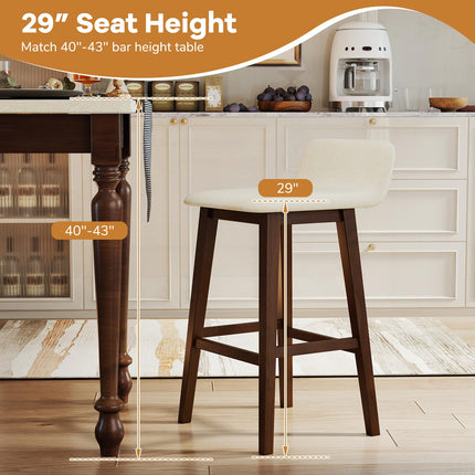 Dreamade 29" Bar Stools Set of 2/4