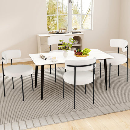 Dreamade Boucle Dining Chairs Set of 2