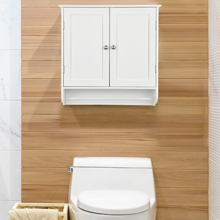 Bathroom Cabinet Wall Mounted - Over The Toilet Medicine Cabinet with Double Doors - Dreamade