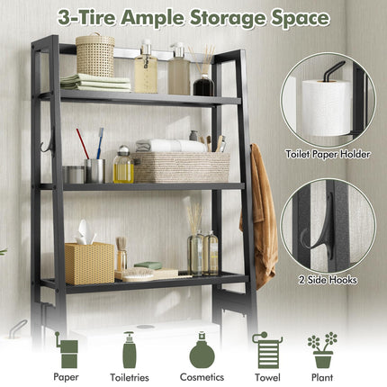 Dreamade Over The Toilet Storage Shelf - 3-Tier Freestanding Above Toilet Rack