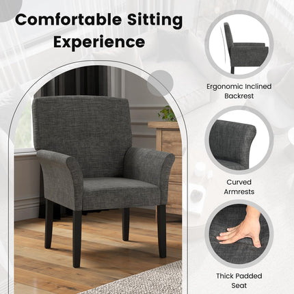 Dreamade Fabric Executive Guest Chair