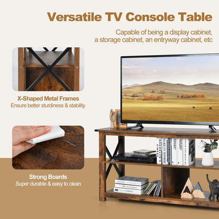 Dreamade TV Stand for Bedroom, TV Cabinet for TV Up to 55"