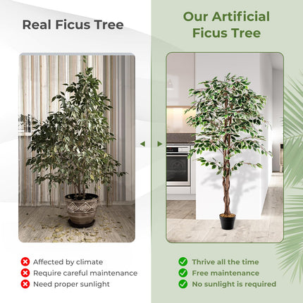 Dreamade Artificial Ficus Tree