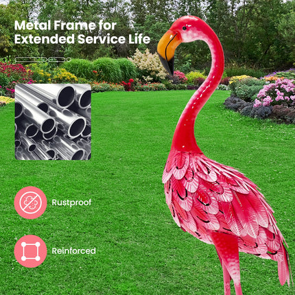 Dreamade Flamingo Garden Statues Set of 2