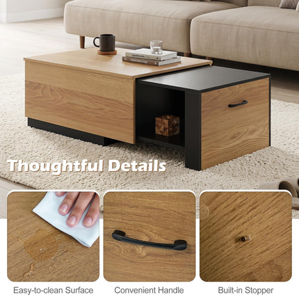 Dreamade Extendable Coffee Table for Living Room
