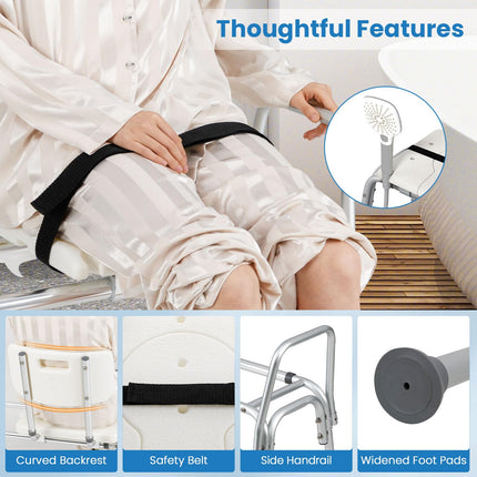 Dreamade Sliding Tub Transfer Bench for Bathtub