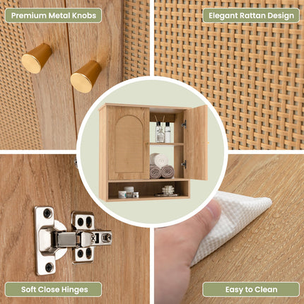 Dreamade Medicine Cabinet,Over Toilet Storage Cabinet