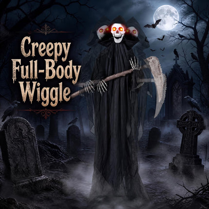 DREAMADE 6 FT Life Size Animatronic Grim Reaper