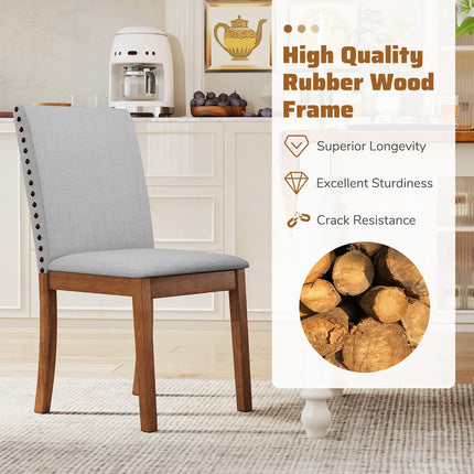Dreamade Upholstered Dining Chairs Set for Restaurant