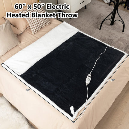 Dreamade Heated Blanket 60'' x 50'' Electric Blanket Throw