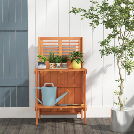 Dreamade Folding Potting Bench