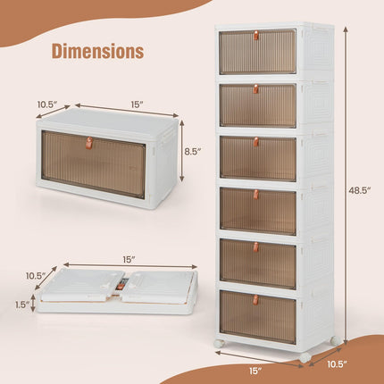 Dreamade Shoe Organizer Storage Box