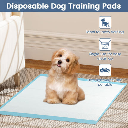 Dreamade Dog Pee Pads 300 Count 24" x 17" Puppy Training Pads for Small Dogs