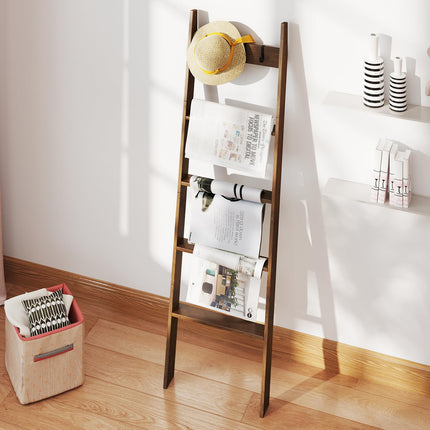 Dreamade Bamboo Blanket Ladder