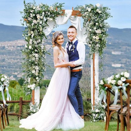 Dreamade Wooden Wedding Arch for Ceremony Party
