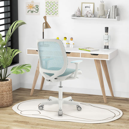 Dreamade Kids Desk Chair, Children Armrest Computer Chair with Sit-Lock Wheels