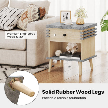 Dreamade Modern Nightstand Set of 1/2