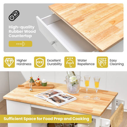 Mobile Kitchen Island Cart - Dreamade
