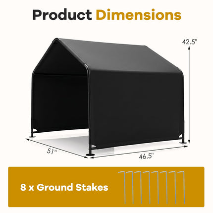 Dreamade Outdoor Dog Shade Shelter with Waterproof Canopy