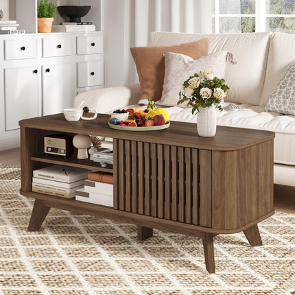 Dreamade Rectangle Coffee Table with Storage