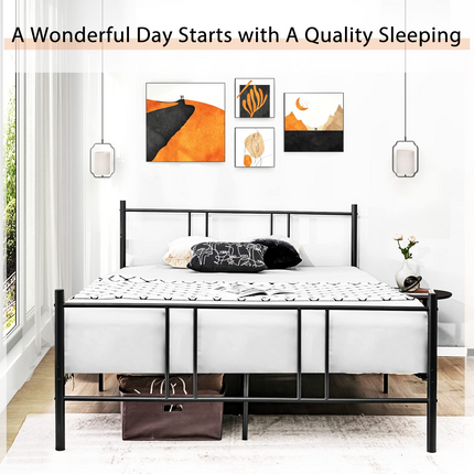 Dreamade Full Size Platform Bed Frame