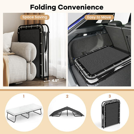 Dreamade Folding Bed with Mattress for Adults