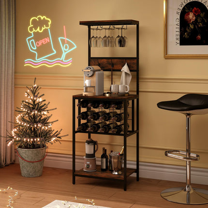Dreamade Tall Wine Rack Freestanding Floor