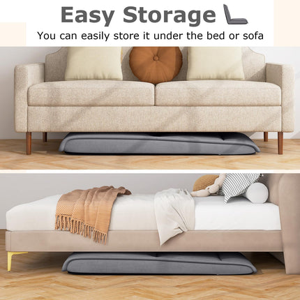 Dreamade Floor Chair, Lazy Sofa with 14-Poistion Adjustable Backrest & 5-Position Adjustable Headrest, Padded Sleeper Bed