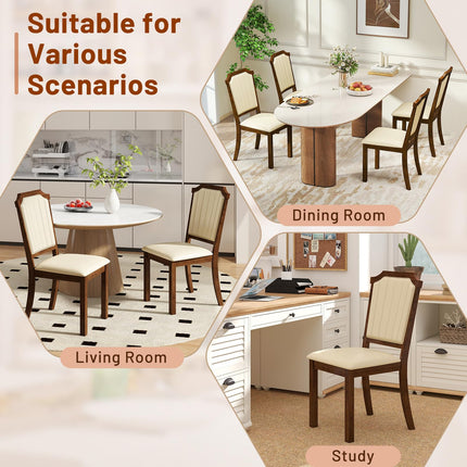 Dreamade Upholstered Dining Chairs Set of 2/4
