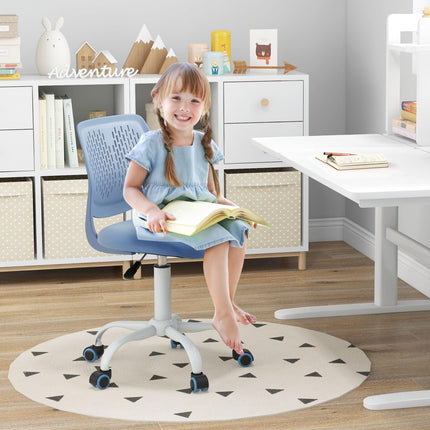 Dreamade Kids Desk Chair, Children Armless Study Chair with Adjustable Height, for Girls Boys Teens