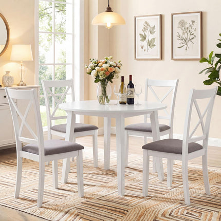 Dreamade Modern Mid Century Dining Chairs Set of 2/4