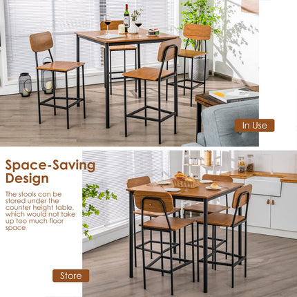 5-Piece Dining Table Set - Dreamade