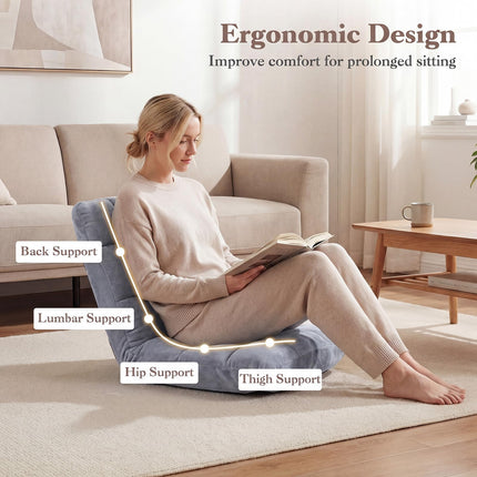 Dreamade Floor Chair with 14-Position Adjustable