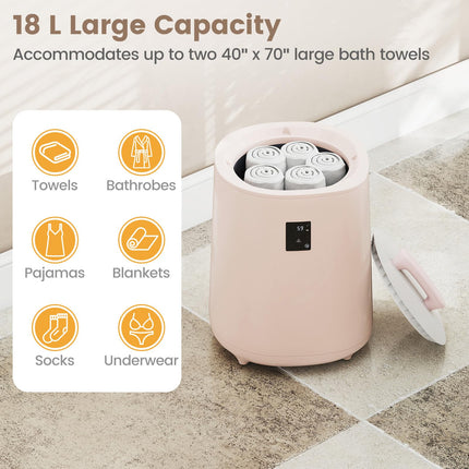 Dreamade Towel Warmer 18L Large Towel Heater with LED Display & Auto Shut Off