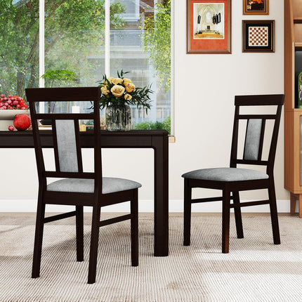 Dreamade Wooden Dining Chairs Set for Dining Room Living Room