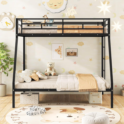 Dreamade Metal Bunk Beds Twin Over Full Size