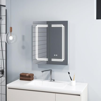 Dreamade Bathroom Medicine Cabinet with 3 Light Colors