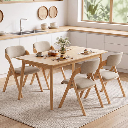 Dreamade Folding Dining Chairs Set of 2/4 | Pre-Assembled Padded Kitchen Chairs