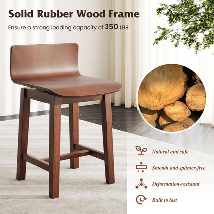 Dreamade 19" Swivel Dining Chairs Set of 2/4