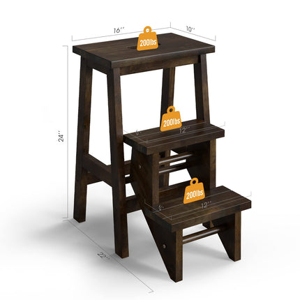 Folding 3 Tier Step Ladder - Dreamade