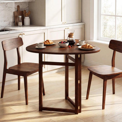 Dreamade 31.5" Folding Dining Table for 2-3 Drop Leaf Dinner Table