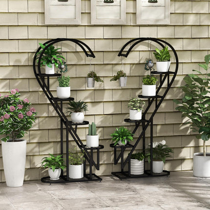 Dreamade 5 Tier Metal Plant Stand Indoor