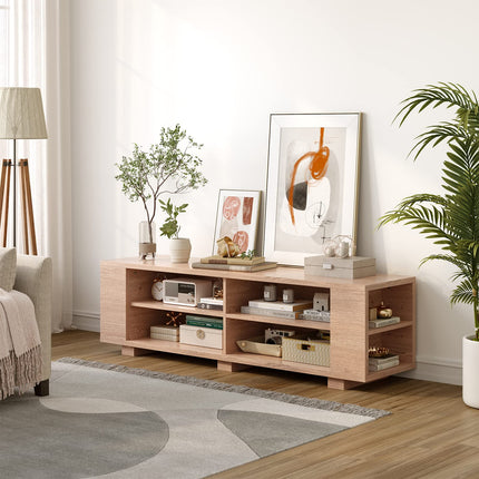 Dreamade TV Stand Entertainment Center - Farmhouse Television Table up to 65 Inches TVs, 7 Colors