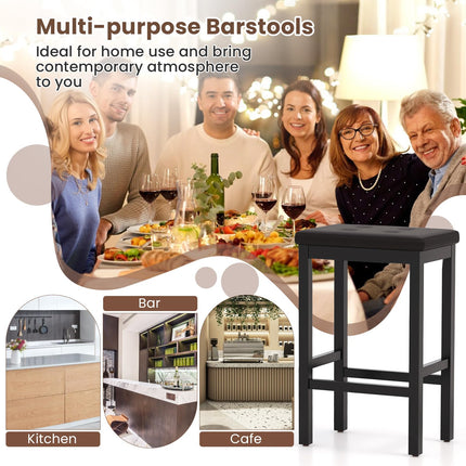 Dreamade 24" Bar Stools Set