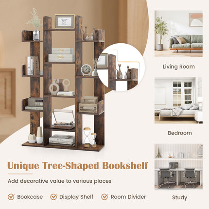 Dreamade 7-Cube Tree Bookshelf