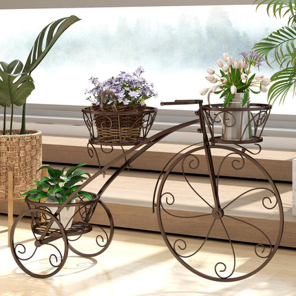 Dreamade Metal Bicycle Planter